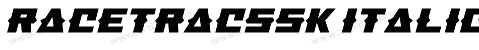 RaceTracSSK Italic字体转换